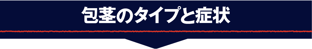 包茎のタイプと症状